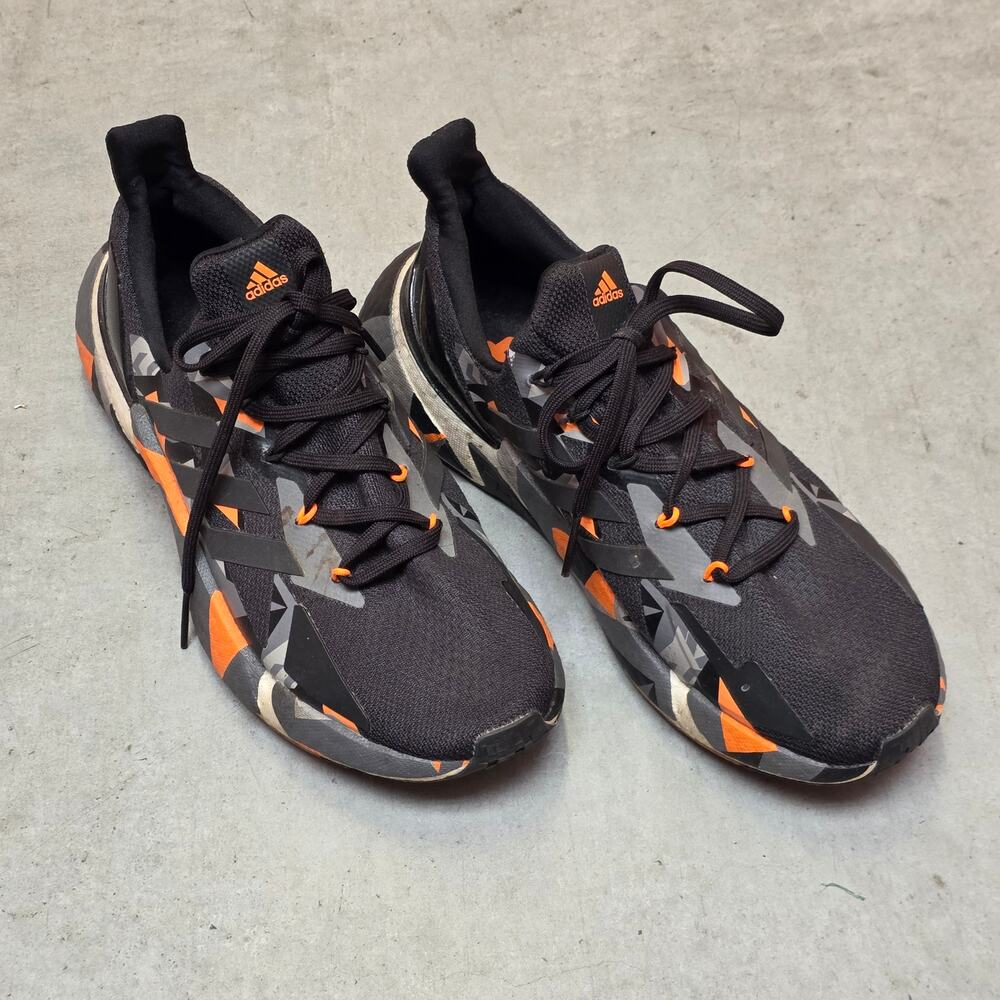 Adidas X9000L4 Men US 10.5 Black Orange Running Shoes